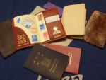 漉いて縫って作る パスポートケース